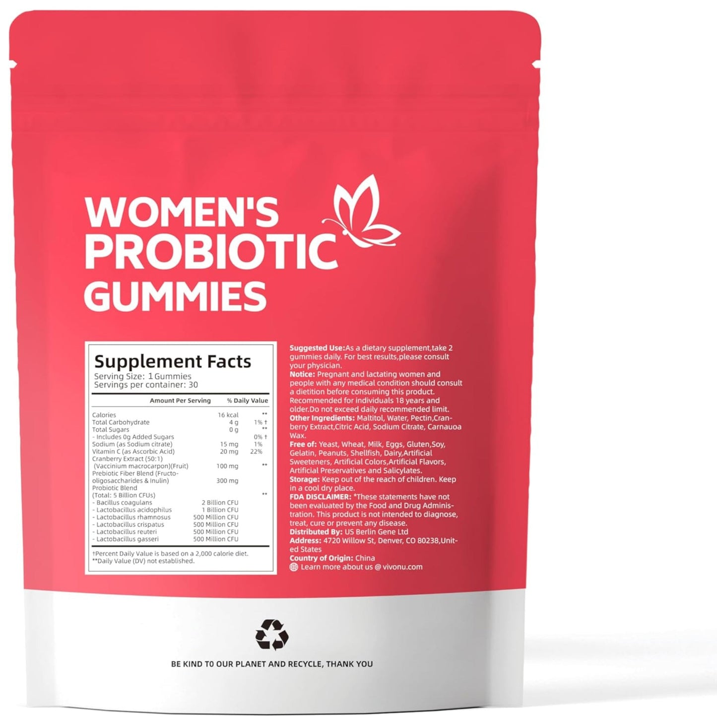 Women's Probiotic Gummies